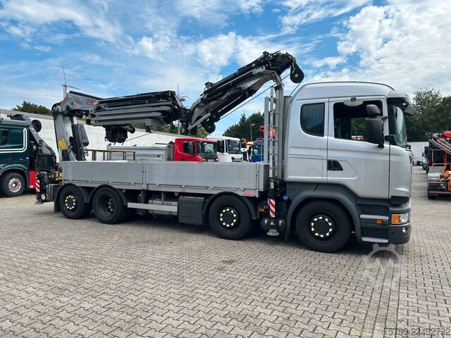 Γερανός τοποθετημένος σε φορτηγό SCANIA R410+Fassi F545 Kran 6+6 Aus.+JIB + Seilwinde