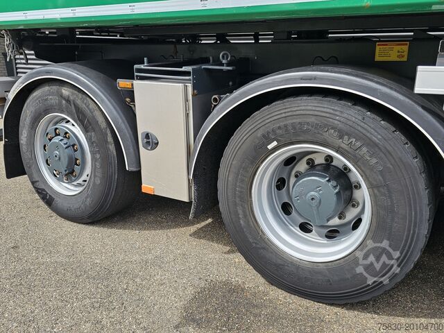 Kipper met kraan DAF TATRA 6X6 / T158/II  / 2 SIDE TIPPER - HMF Z CRANE