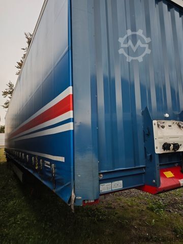 Open oplegger met zeil KRONE Mega Lang LKW SAF-Achsen Hubdach  Multilock