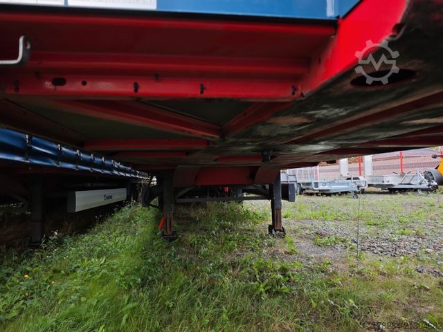 Open oplegger met zeil KRONE Mega Lang LKW SAF-Achsen Hubdach  Multilock