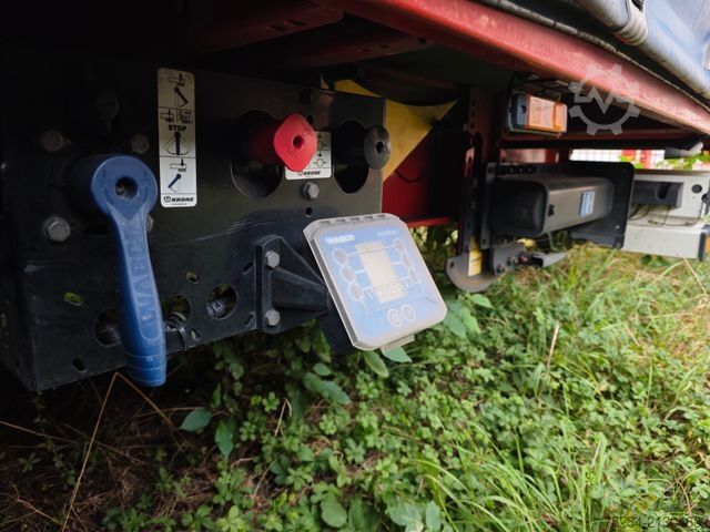 Open oplegger met zeil KRONE Mega Lang LKW SAF-Achsen Hubdach  Multilock