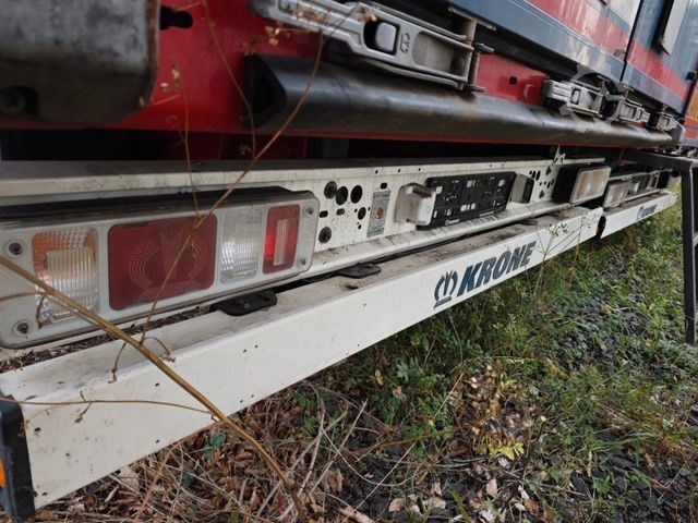 Open oplegger met zeil KRONE Mega Lang LKW SAF-Achsen Hubdach  Multilock