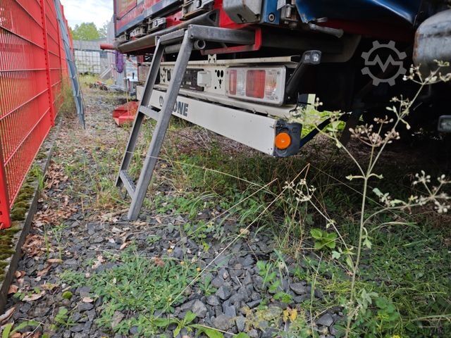 Open oplegger met zeil KRONE Mega Lang LKW SAF-Achsen Hubdach  Multilock