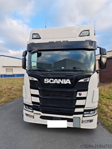 Felépítménycserélő teherautó SCANIA S500  MEGA Wechsel BDF Vollausstattung