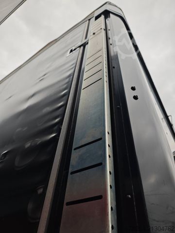 Open semitrailer with tarp KÖGEL S24 SafeServer RSAB Quickslide Liftachs Paletten