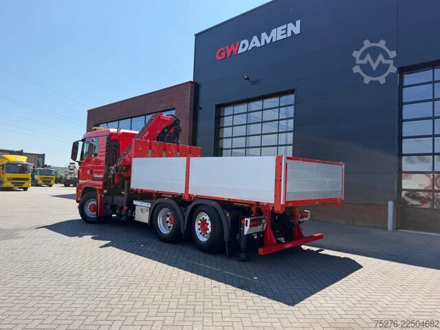 Φορτηγό γερανού MAN TGS 28.500 6x4H-4 Trekker/bakwagen Fassi F365 E...