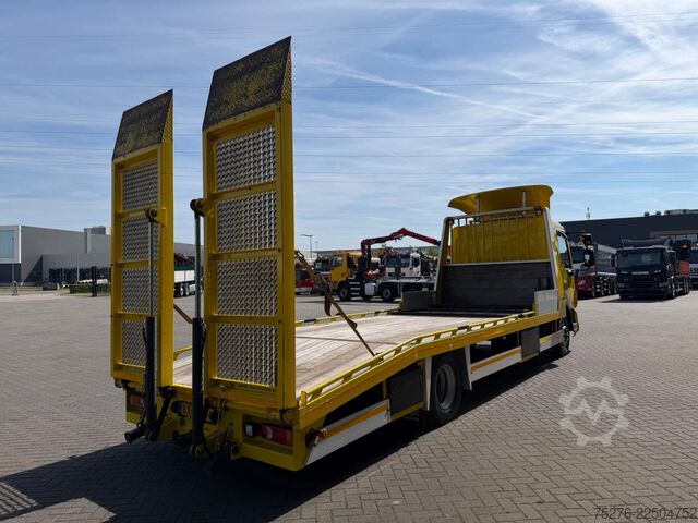 Bestelwagen autodrager DAF LF 45 Machinetransporter Hydraulic ramps 48.000 km