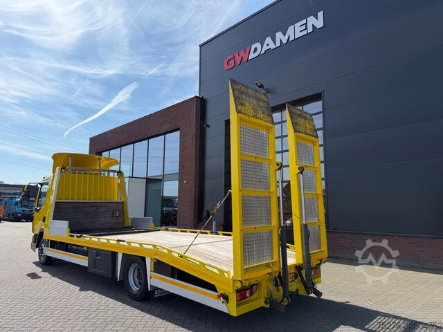 Bestelwagen autodrager DAF LF 45 Machinetransporter Hydraulic ramps 48.000 km