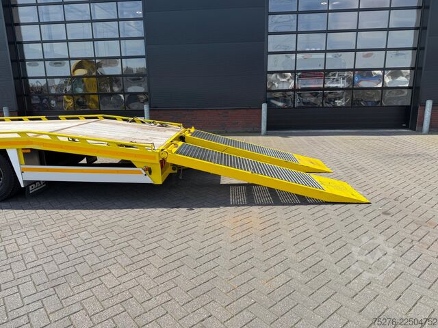 Bestelwagen autodrager DAF LF 45 Machinetransporter Hydraulic ramps 48.000 km