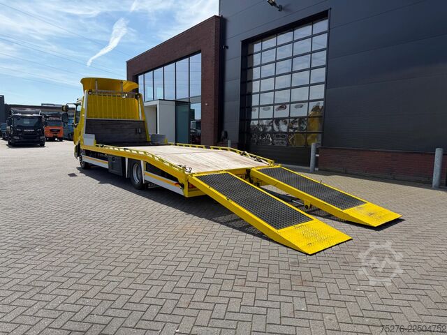 Bestelwagen autodrager DAF LF 45 Machinetransporter Hydraulic ramps 48.000 km