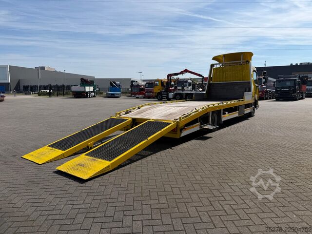 Bestelwagen autodrager DAF LF 45 Machinetransporter Hydraulic ramps 48.000 km