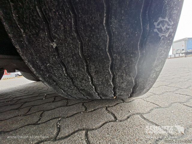 Open semitrailer with tarp Krone Curtainsider Mega