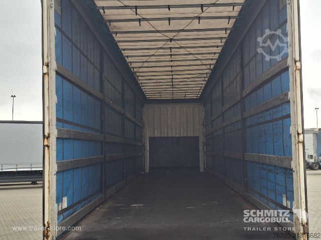Open semitrailer with tarp Krone Curtainsider Mega