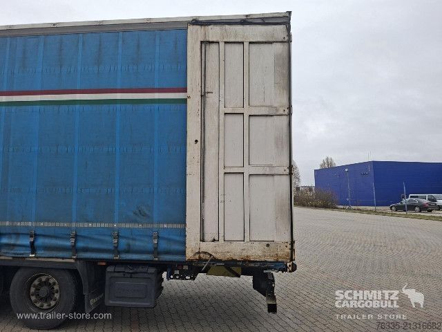 Open semitrailer with tarp Krone Curtainsider Mega