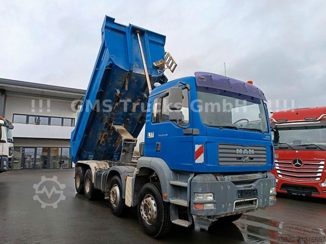 Kipper LKW MAN MAN TGA 35.430 / 8X4 / Meiller Mulde / German