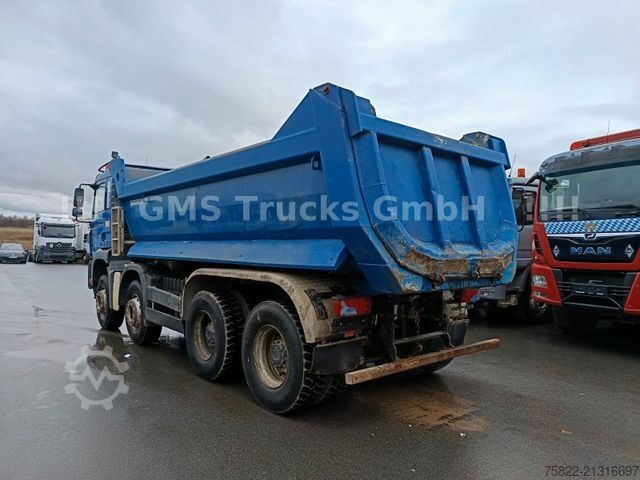 Kipper LKW MAN MAN TGA 35.430 / 8X4 / Meiller Mulde / German