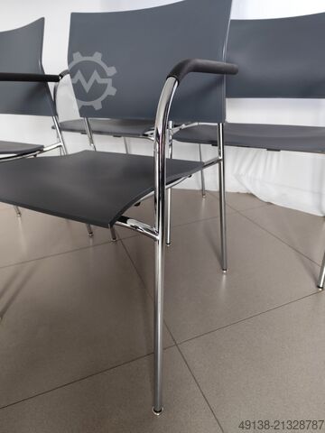 Bureaustoel design – Stalen buisstoel voor projectinrichting THONET S 360 F - DELPHIN DESIGN