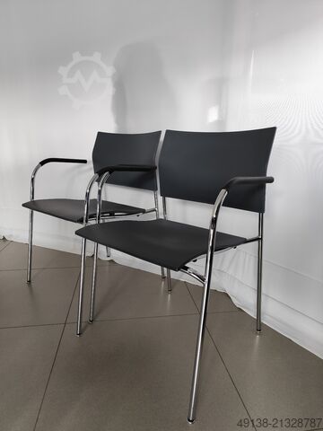 Bureaustoel design – Stalen buisstoel voor projectinrichting THONET S 360 F - DELPHIN DESIGN