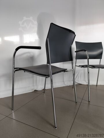 Bureaustoel design – Stalen buisstoel voor projectinrichting THONET S 360 F - DELPHIN DESIGN