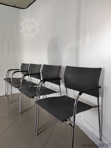 Bureaustoel design – Stalen buisstoel voor projectinrichting THONET S 360 F - DELPHIN DESIGN