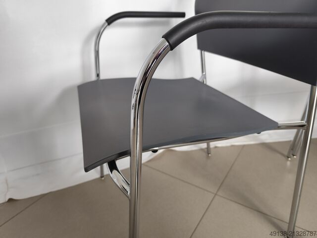 Bureaustoel design – Stalen buisstoel voor projectinrichting THONET S 360 F - DELPHIN DESIGN