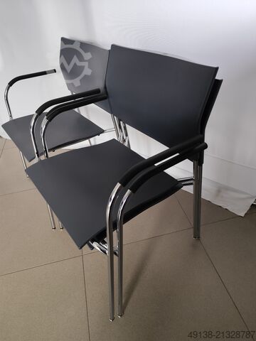 Bureaustoel design – Stalen buisstoel voor projectinrichting THONET S 360 F - DELPHIN DESIGN