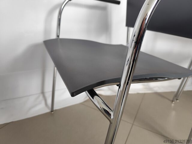 Bureaustoel design – Stalen buisstoel voor projectinrichting THONET S 360 F - DELPHIN DESIGN