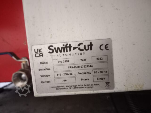 Swift-Cut PRO 2500 MK5 CNC + Hypertherm Swift-Cut Pro 2500