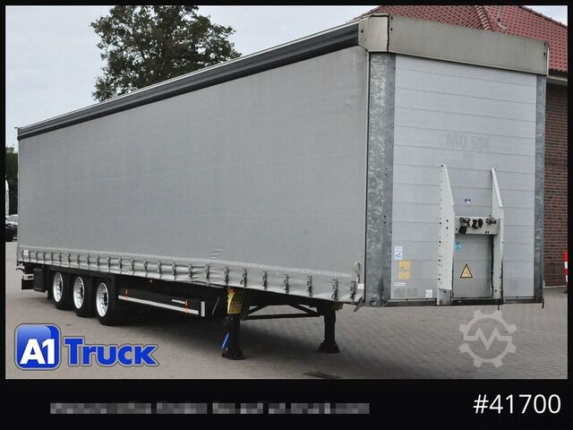 Semiremorcă deschisă cu prelată SCHMITZ Speed Curtain, Lift 455/40 R 22.5, Hubdach,
