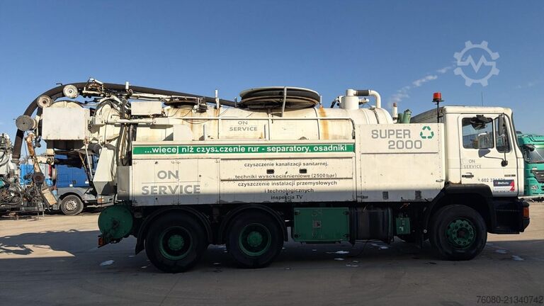  MAN 26.322 (13500 L / 6X4 / POMPE MANUELLE / MANUAL...