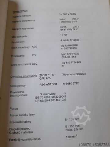 Afwikkelen en ponsen van vellen Linia do wykrawania z prasą Raster