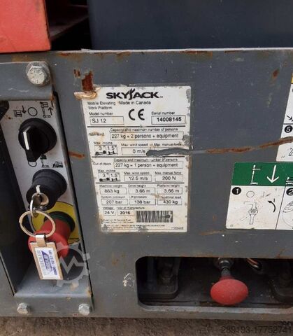 Hoogwerker knikmachines Skyjack SJ 12 Elektro 5,65m