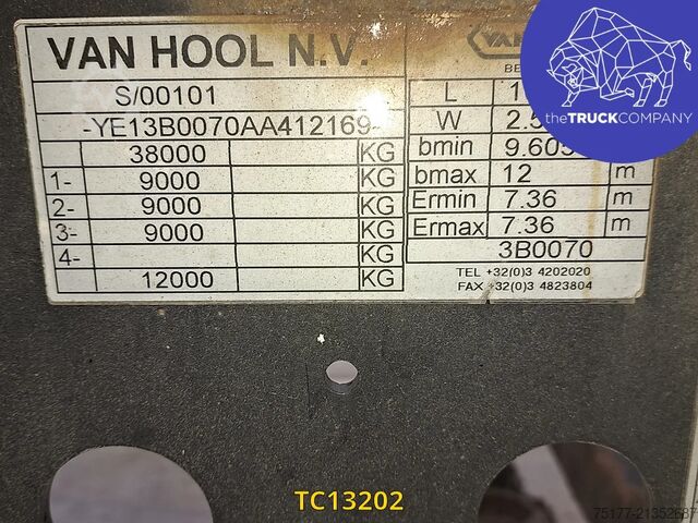 Konteyner taşımacılığı Vanhool 