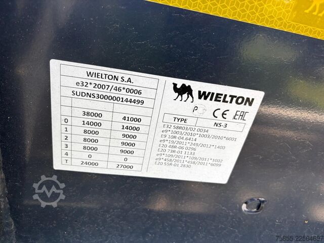 Container transport Wielton NS3P  Multi / Liftaxle / SAF Disc / APK-TÜV 10-26