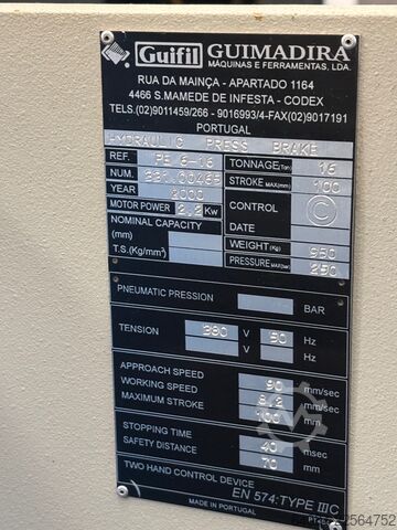 Kantbank GUIFIL PE6-16