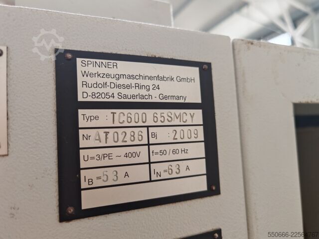 CNC-draaibank Spinner TC600 65SMCY