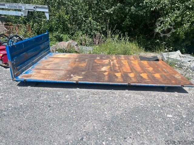 Remolque con caja móvil MEILLER Meiller Kipperboden Plattform 3,80 m Länge