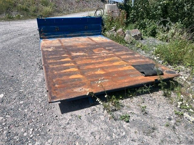 Remolque con caja móvil MEILLER Meiller Kipperboden Plattform 3,80 m Länge