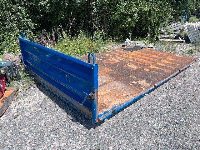 Remolque con caja móvil MEILLER Meiller Kipperboden Plattform 3,80 m Länge