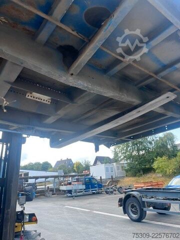 Remolque con caja móvil MEILLER Meiller Kipperboden Plattform 3,80 m Länge
