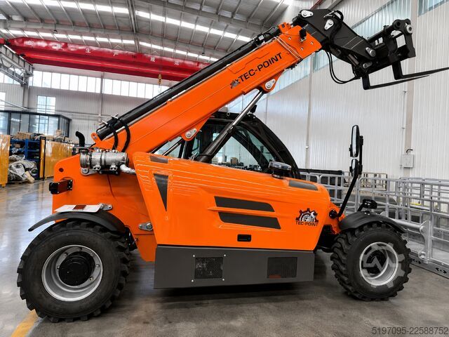 Telescopic loader including bucket and forks Tec-Point T2506 Teleskoplader 2,5 t / 6,0 m – EU Stage V – AC - NEU