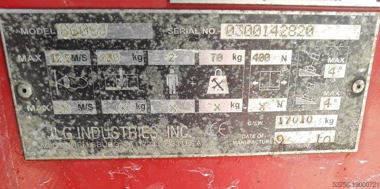 Plataforma telescópica JLG 860 SJ