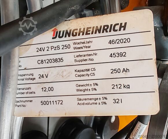  Jungheinrich EJE 116 1.6t/ 719h/ 250ah