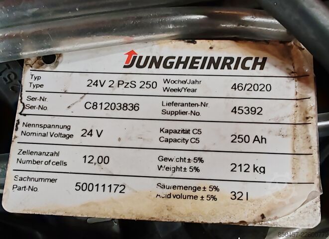  Jungheinrich EJE 116 1.6t/ 990h/ 250ah