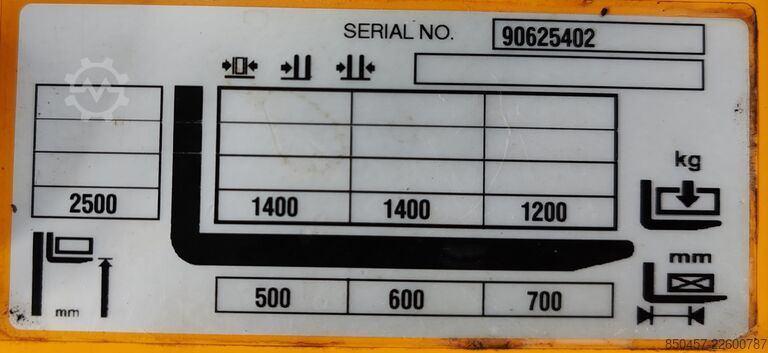 Stivuitoare pentru paleți Jungheinrich EJC 214z 2.5m/ 551mh/ initial