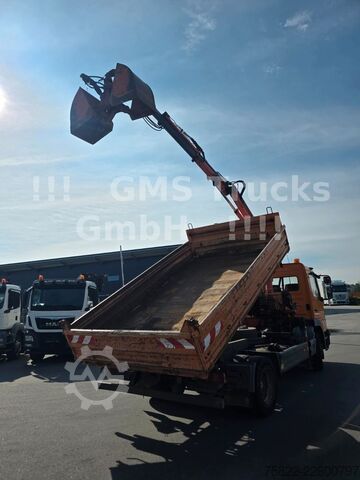 Basculantă MERCEDES-BENZ Atego 1218 / Kipper+Kran / load 5,2ton / E3