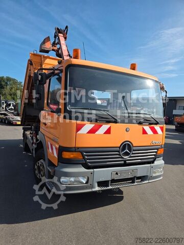 Basculantă MERCEDES-BENZ Atego 1218 / Kipper+Kran / load 5,2ton / E3