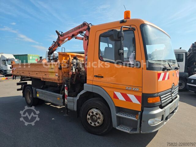 Basculantă MERCEDES-BENZ Atego 1218 / Kipper+Kran / load 5,2ton / E3