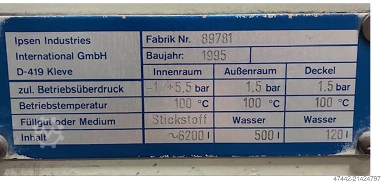 Sinter vakumlu fırın IPSEN VTTC(W)-524-R(S)