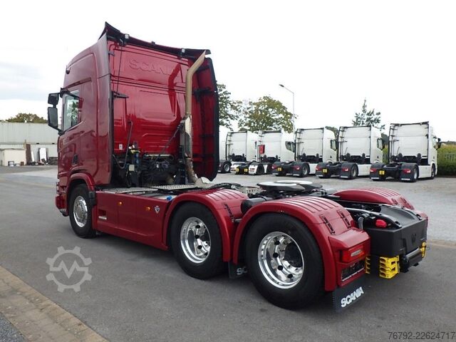 Standard nyergesvontató SCANIA R 660 XT 6x4 B /Ret./Hydr./ALCOA /Leder/Vollluft